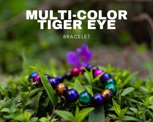 Multi color tiger eye Bracelet